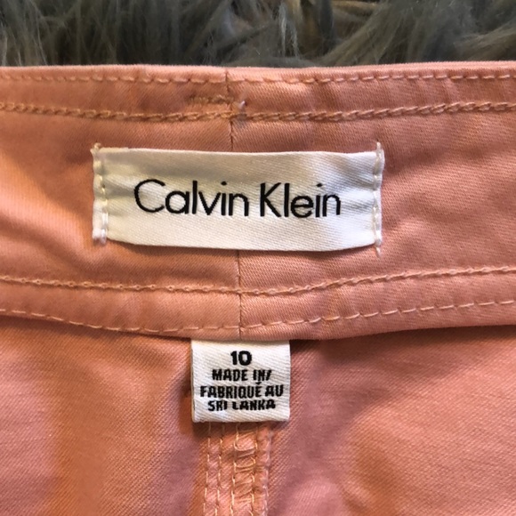 Peachy Pink Calvin Klein pants - Picture 3 of 5